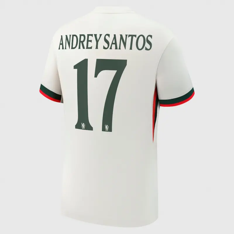 Chelsea chelsea cup nike auswärtsstadiontrikot 2025-26 mit andrey santos 17-aufdruck Trikot - Exklusive Chelsea Fußballbekleidung Chelsea chelsea cup nike auswärtsstadiontrikot 2025-26 mit andrey santos 17-aufdruck Trikot - Exklusive Chelsea Fußballbekleidung