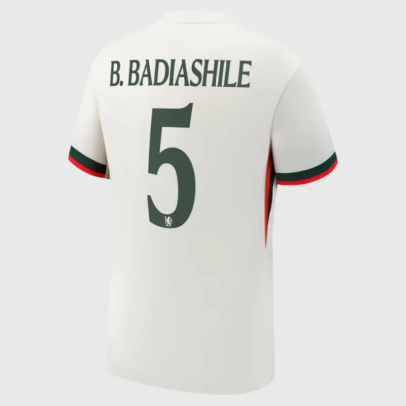 Chelsea chelsea cup nike auswärtsstadiontrikot 2025-26 mit b. badiashile 5-aufdruck Trikot - Exklusive Chelsea Fußballbekleidung Chelsea chelsea cup nike auswärtsstadiontrikot 2025-26 mit b. badiashile 5-aufdruck Trikot - Exklusive Chelsea Fußballbekleidung