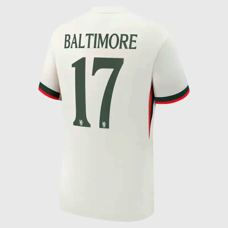 Chelsea chelsea cup nike auswärtsstadiontrikot 2025-26 mit baltimore 17-aufdruck Trikot - Exklusive Chelsea Fußballbekleidung Chelsea chelsea cup nike auswärtsstadiontrikot 2025-26 mit baltimore 17-aufdruck Trikot - Exklusive Chelsea Fußballbekleidung