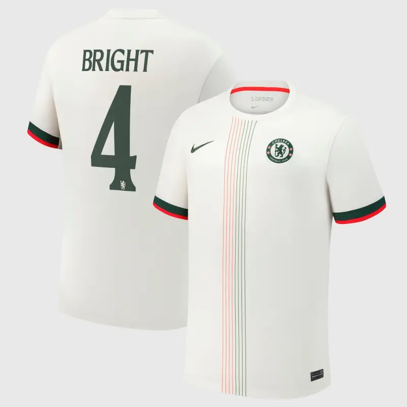 Chelsea chelsea cup nike auswärtsstadiontrikot 2025-26 mit bright 4-aufdruck Trikot - Exklusive Chelsea Fußballbekleidung