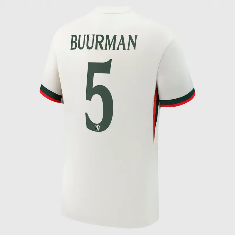 Chelsea chelsea cup nike auswärtsstadiontrikot 2025-26 mit buurman 5-aufdruck Trikot - Exklusive Chelsea Fußballbekleidung Chelsea chelsea cup nike auswärtsstadiontrikot 2025-26 mit buurman 5-aufdruck Trikot - Exklusive Chelsea Fußballbekleidung