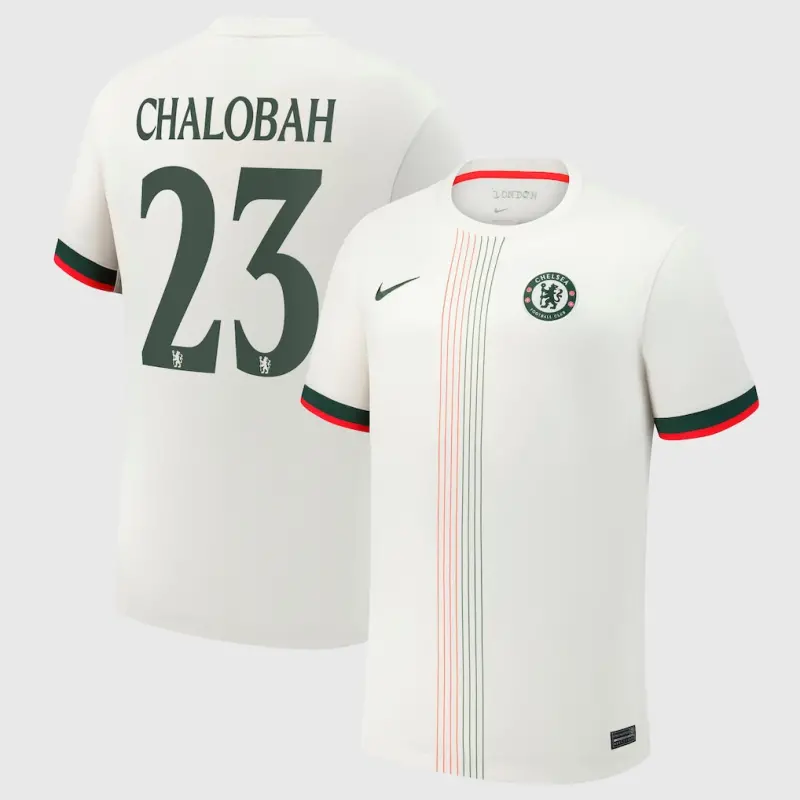 Chelsea chelsea cup nike auswärtsstadiontrikot 2025-26 mit chalobah 23-aufdruck Trikot - Exklusive Chelsea Fußballbekleidung