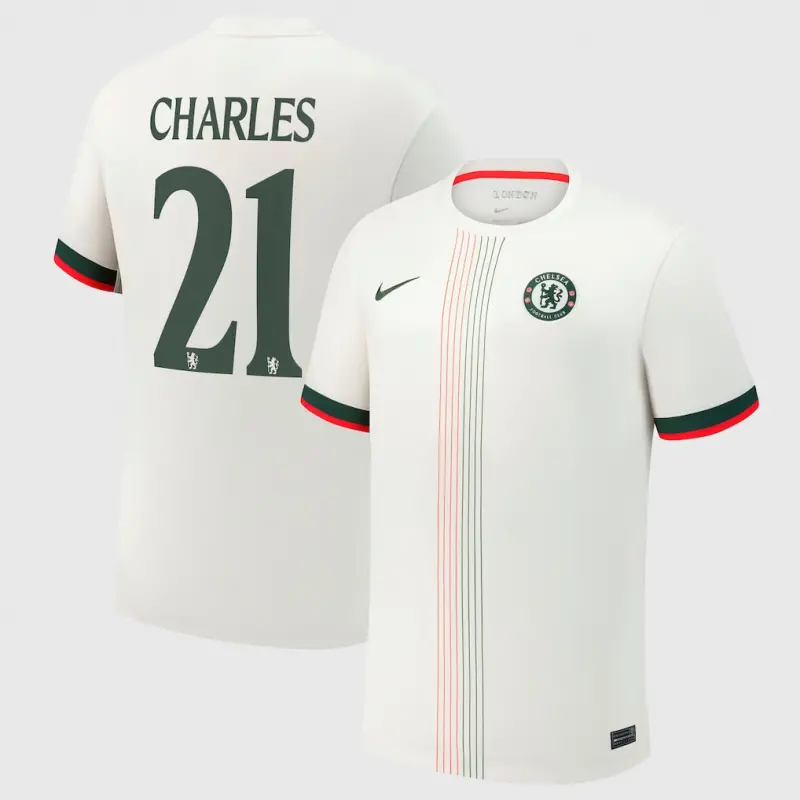 Chelsea chelsea cup nike auswärtsstadiontrikot 2025-26 mit charles 21-aufdruck Trikot - Exklusive Chelsea Fußballbekleidung