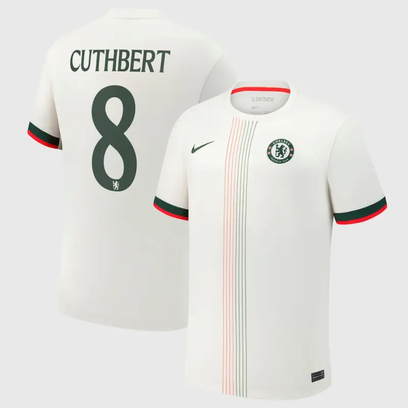 Chelsea chelsea cup nike auswärtsstadiontrikot 2025-26 mit cuthbert 8-aufdruck Trikot - Exklusive Chelsea Fußballbekleidung