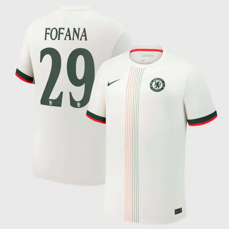 Chelsea chelsea cup nike auswärtsstadiontrikot 2025-26 mit fofana 29-aufdruck Trikot - Exklusive Chelsea Fußballbekleidung