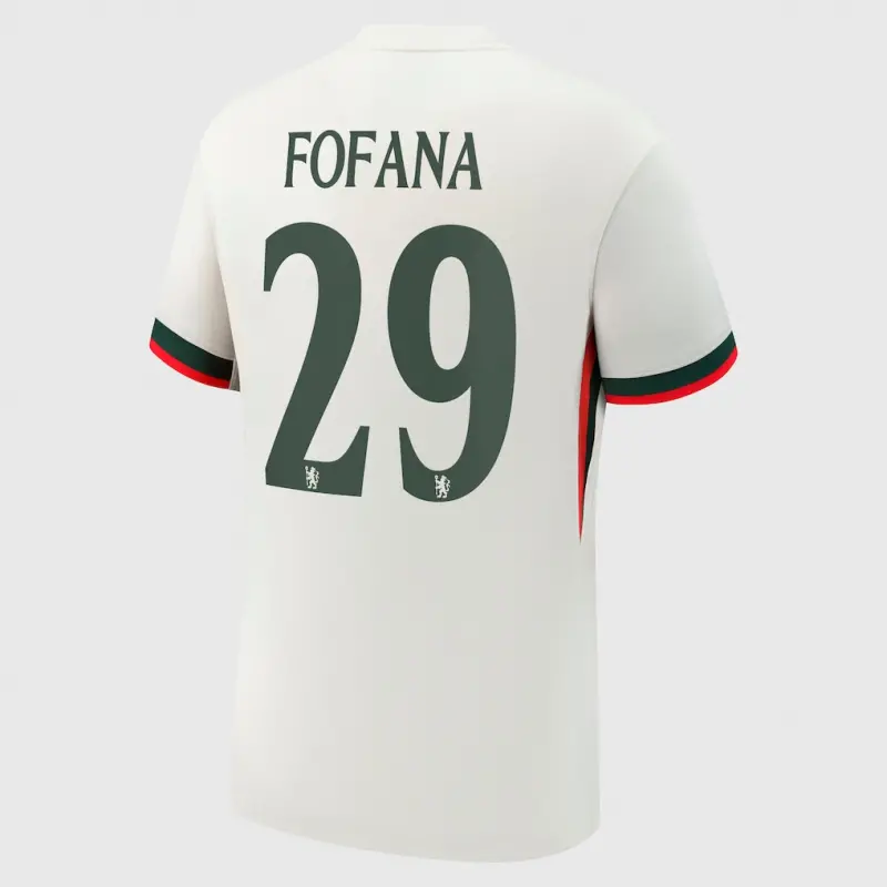 Chelsea chelsea cup nike auswärtsstadiontrikot 2025-26 mit fofana 29-aufdruck Trikot - Exklusive Chelsea Fußballbekleidung Chelsea chelsea cup nike auswärtsstadiontrikot 2025-26 mit fofana 29-aufdruck Trikot - Exklusive Chelsea Fußballbekleidung