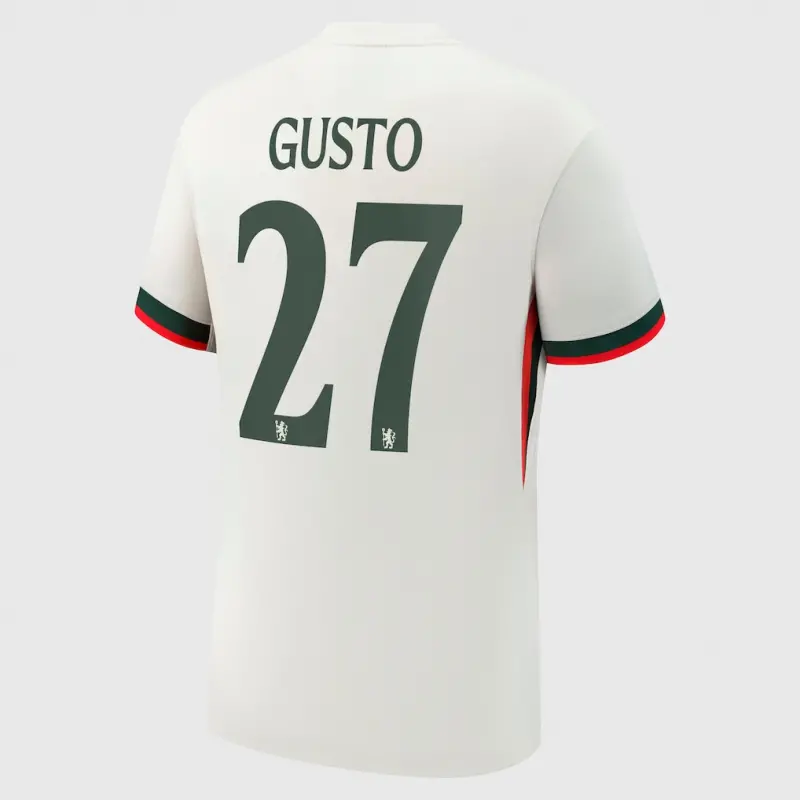 Chelsea chelsea cup nike auswärtsstadiontrikot 2025-26 mit gusto 27-aufdruck Trikot - Exklusive Chelsea Fußballbekleidung Chelsea chelsea cup nike auswärtsstadiontrikot 2025-26 mit gusto 27-aufdruck Trikot - Exklusive Chelsea Fußballbekleidung