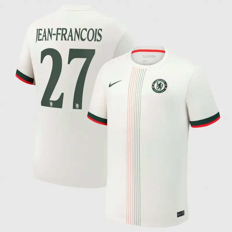 Chelsea chelsea cup nike auswärtsstadiontrikot 2025-26 mit jean-francois 27-aufdruck Trikot - Exklusive Chelsea Fußballbekleidung