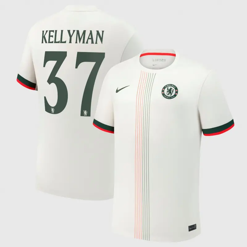 Chelsea chelsea cup nike auswärtsstadiontrikot 2025-26 mit kellyman 37-aufdruck Trikot - Exklusive Chelsea Fußballbekleidung