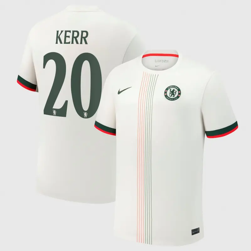 Chelsea chelsea cup nike auswärtsstadiontrikot 2025-26 mit kerr 20-aufdruck Trikot - Exklusive Chelsea Fußballbekleidung
