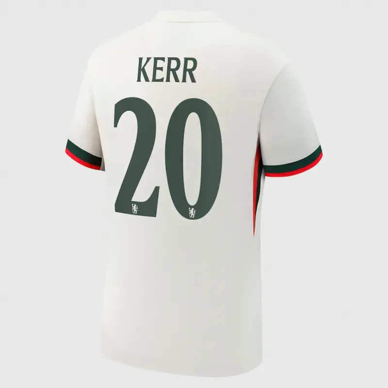 Chelsea chelsea cup nike auswärtsstadiontrikot 2025-26 mit kerr 20-aufdruck Trikot - Exklusive Chelsea Fußballbekleidung Chelsea chelsea cup nike auswärtsstadiontrikot 2025-26 mit kerr 20-aufdruck Trikot - Exklusive Chelsea Fußballbekleidung