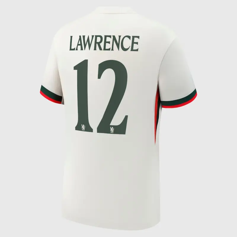Chelsea chelsea cup nike auswärtsstadiontrikot 2025-26 mit lawrence 12-aufdruck Trikot - Exklusive Chelsea Fußballbekleidung Chelsea chelsea cup nike auswärtsstadiontrikot 2025-26 mit lawrence 12-aufdruck Trikot - Exklusive Chelsea Fußballbekleidung