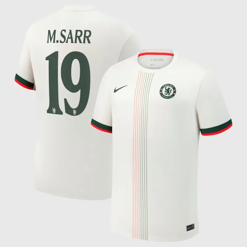 Chelsea chelsea cup nike auswärtsstadiontrikot 2025-26 mit m.sarr 19-aufdruck Trikot - Exklusive Chelsea Fußballbekleidung