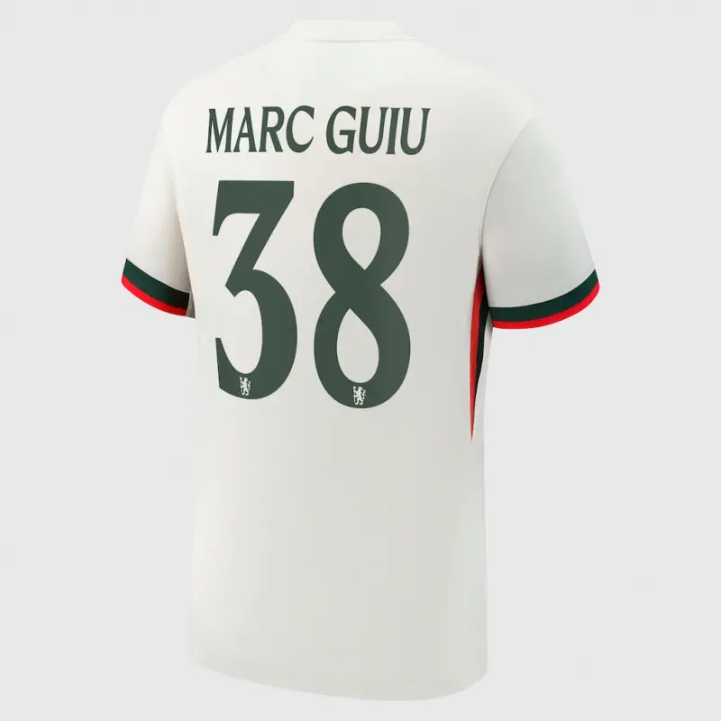 Chelsea chelsea cup nike auswärtsstadiontrikot 2025-26 mit marc guiu 38-aufdruck Trikot - Exklusive Chelsea Fußballbekleidung Chelsea chelsea cup nike auswärtsstadiontrikot 2025-26 mit marc guiu 38-aufdruck Trikot - Exklusive Chelsea Fußballbekleidung