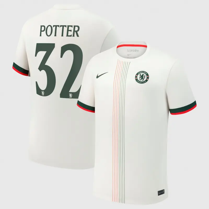 Chelsea chelsea cup nike auswärtsstadiontrikot 2025-26 mit potter 32-aufdruck Trikot - Exklusive Chelsea Fußballbekleidung