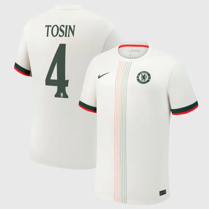 Chelsea chelsea cup nike auswärtsstadiontrikot 2025-26 mit tosin 4-aufdruck Trikot - Exklusive Chelsea Fußballbekleidung