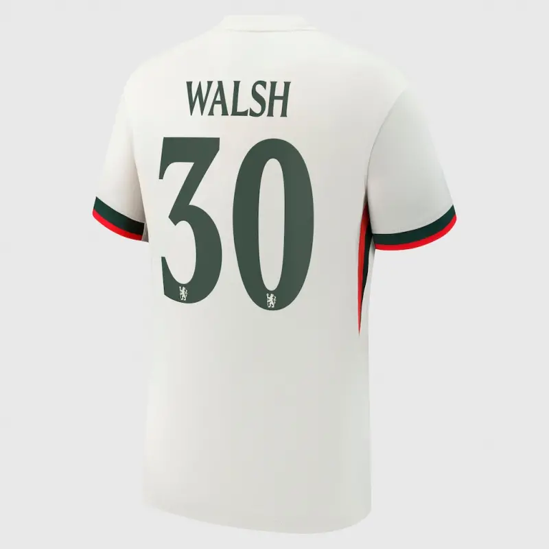 Chelsea chelsea cup nike auswärtsstadiontrikot 2025-26 mit walsh 30-aufdruck Trikot - Exklusive Chelsea Fußballbekleidung Chelsea chelsea cup nike auswärtsstadiontrikot 2025-26 mit walsh 30-aufdruck Trikot - Exklusive Chelsea Fußballbekleidung