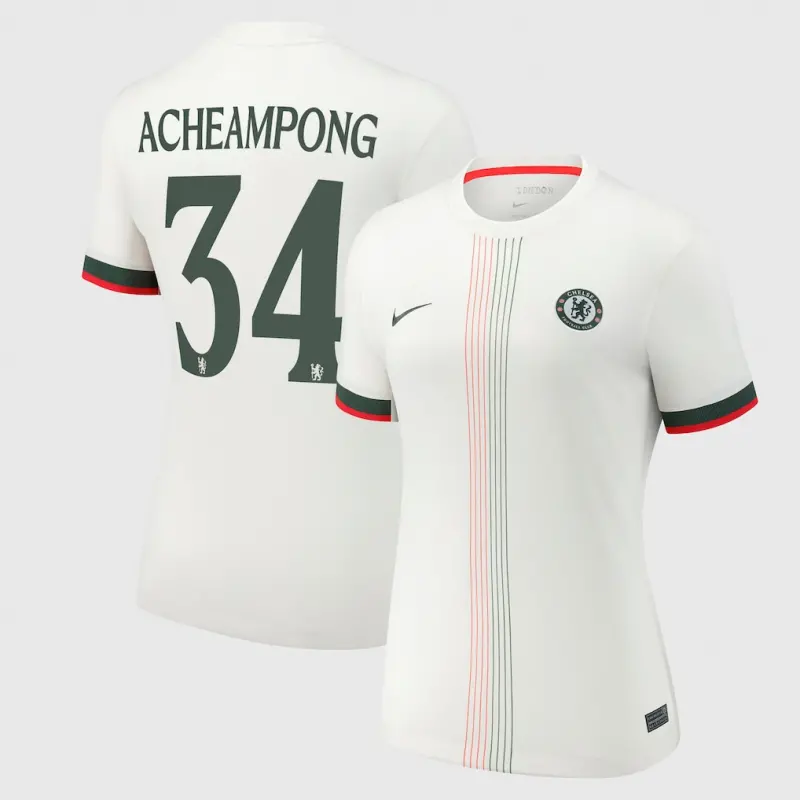 Chelsea chelsea cup nike auswärtsstadiontrikot 2025-26 – damen mit acheampong 34-aufdruck Trikot - Exklusive Chelsea Fußballbekleidung