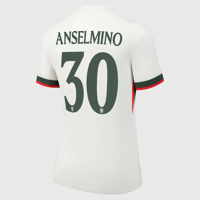 Chelsea chelsea cup nike auswärtsstadiontrikot 2025-26 – damen mit anselmino 30-aufdruck Trikot - Exklusive Chelsea Fußballbekleidung Chelsea chelsea cup nike auswärtsstadiontrikot 2025-26 – damen mit anselmino 30-aufdruck Trikot - Exklusive Chelsea Fußballbekleidung