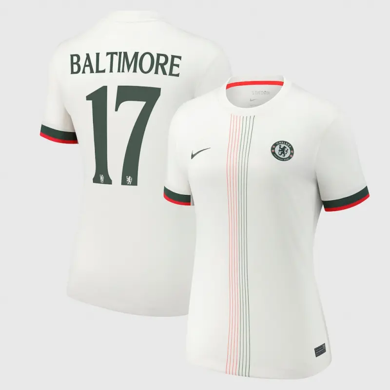 Chelsea chelsea cup nike auswärtsstadiontrikot 2025-26 – damen mit baltimore 17-aufdruck Trikot - Exklusive Chelsea Fußballbekleidung