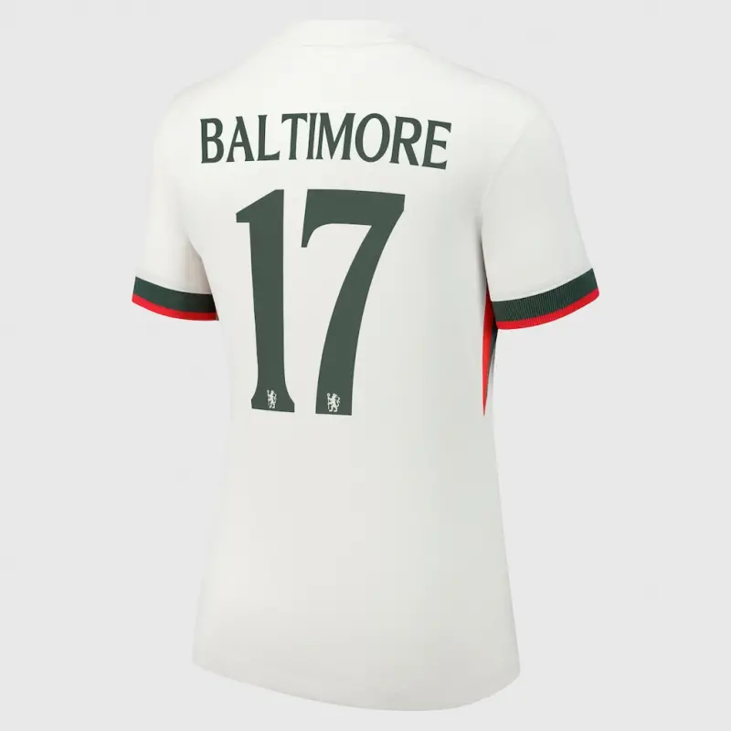 Chelsea chelsea cup nike auswärtsstadiontrikot 2025-26 – damen mit baltimore 17-aufdruck Trikot - Exklusive Chelsea Fußballbekleidung Chelsea chelsea cup nike auswärtsstadiontrikot 2025-26 – damen mit baltimore 17-aufdruck Trikot - Exklusive Chelsea Fußballbekleidung