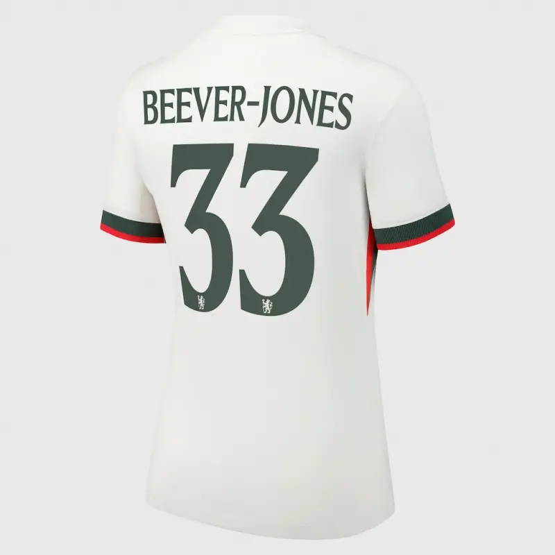 Chelsea chelsea cup nike auswärtsstadiontrikot 2025-26 – damen mit beever-jones 33-aufdruck Trikot - Exklusive Chelsea Fußballbekleidung Chelsea chelsea cup nike auswärtsstadiontrikot 2025-26 – damen mit beever-jones 33-aufdruck Trikot - Exklusive Chelsea Fußballbekleidung