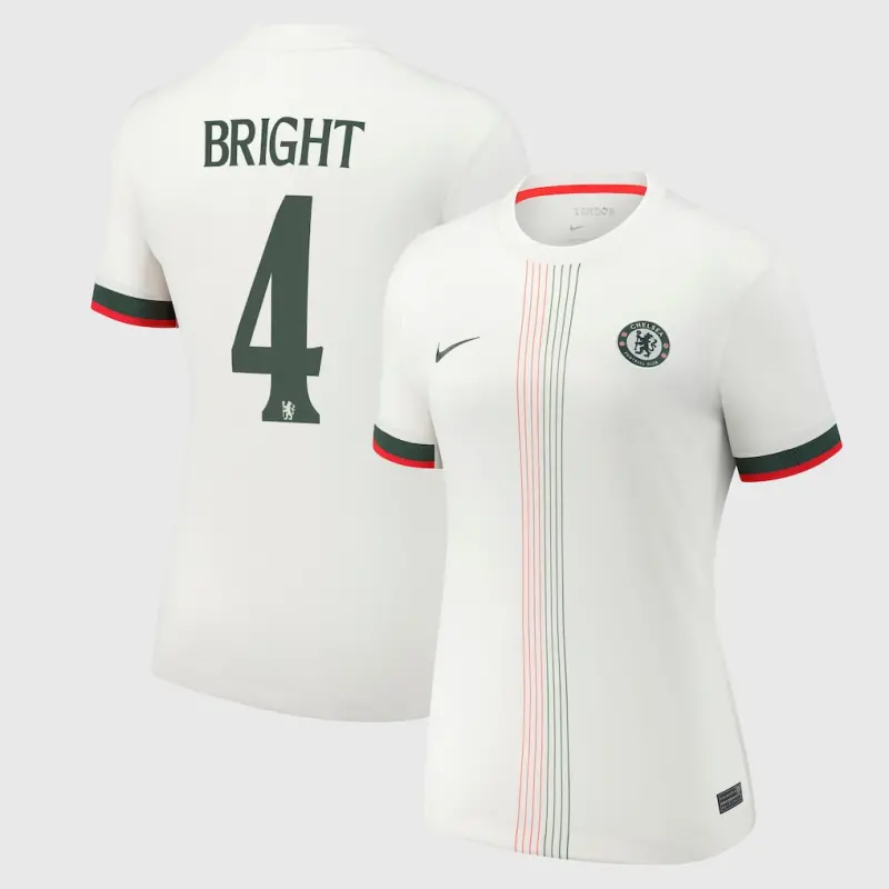 Chelsea chelsea cup nike auswärtsstadiontrikot 2025-26 – damen mit bright 4-aufdruck Trikot - Exklusive Chelsea Fußballbekleidung