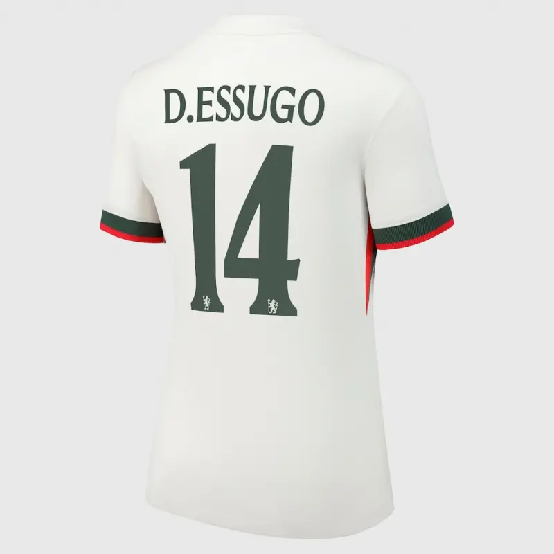Chelsea chelsea cup nike auswärtsstadiontrikot 2025-26 – damen mit d.essugo 14-aufdruck Trikot - Exklusive Chelsea Fußballbekleidung Chelsea chelsea cup nike auswärtsstadiontrikot 2025-26 – damen mit d.essugo 14-aufdruck Trikot - Exklusive Chelsea Fußballbekleidung
