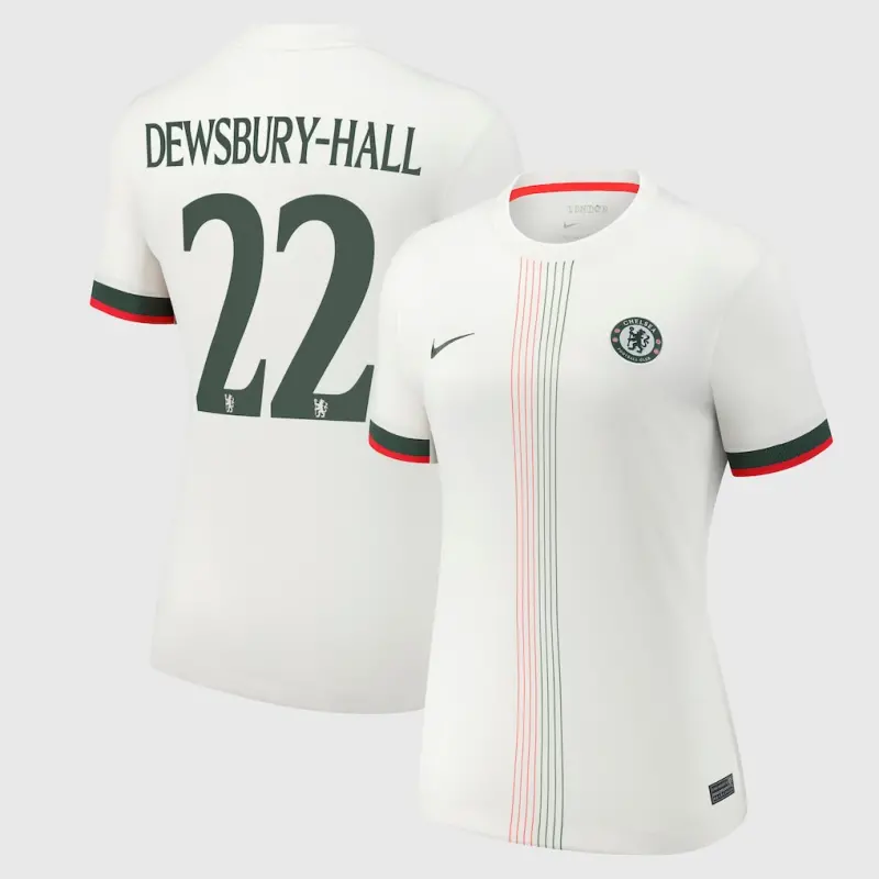 Chelsea chelsea cup nike auswärtsstadiontrikot 2025-26 – damen mit dewsbury-hall 22-aufdruck Trikot - Exklusive Chelsea Fußballbekleidung