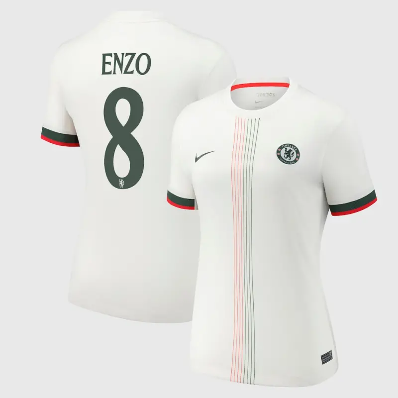 Chelsea chelsea cup nike auswärtsstadiontrikot 2025-26 – damen mit enzo 8-aufdruck Trikot - Exklusive Chelsea Fußballbekleidung