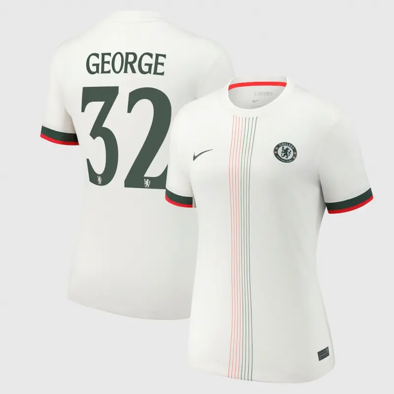 Chelsea chelsea cup nike auswärtsstadiontrikot 2025-26 – damen mit george 32-aufdruck Trikot - Exklusive Chelsea Fußballbekleidung