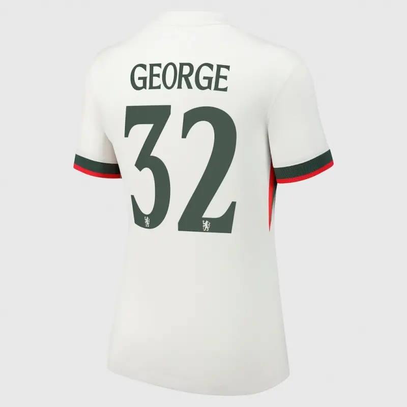 Chelsea chelsea cup nike auswärtsstadiontrikot 2025-26 – damen mit george 32-aufdruck Trikot - Exklusive Chelsea Fußballbekleidung Chelsea chelsea cup nike auswärtsstadiontrikot 2025-26 – damen mit george 32-aufdruck Trikot - Exklusive Chelsea Fußballbekleidung