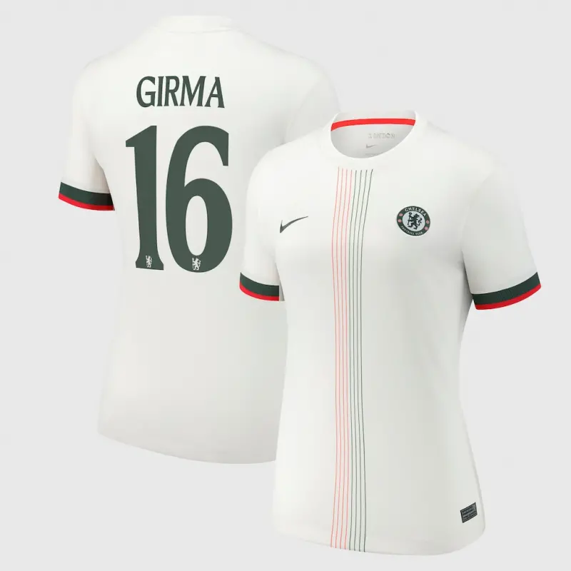 Chelsea chelsea cup nike auswärtsstadiontrikot 2025-26 – damen mit girma 16-aufdruck Trikot - Exklusive Chelsea Fußballbekleidung