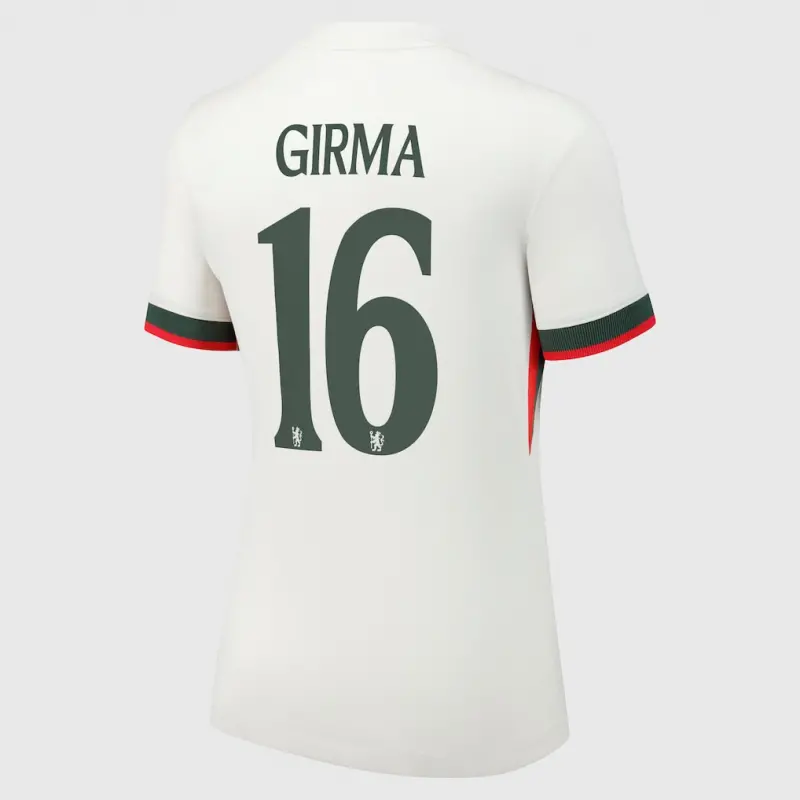 Chelsea chelsea cup nike auswärtsstadiontrikot 2025-26 – damen mit girma 16-aufdruck Trikot - Exklusive Chelsea Fußballbekleidung Chelsea chelsea cup nike auswärtsstadiontrikot 2025-26 – damen mit girma 16-aufdruck Trikot - Exklusive Chelsea Fußballbekleidung