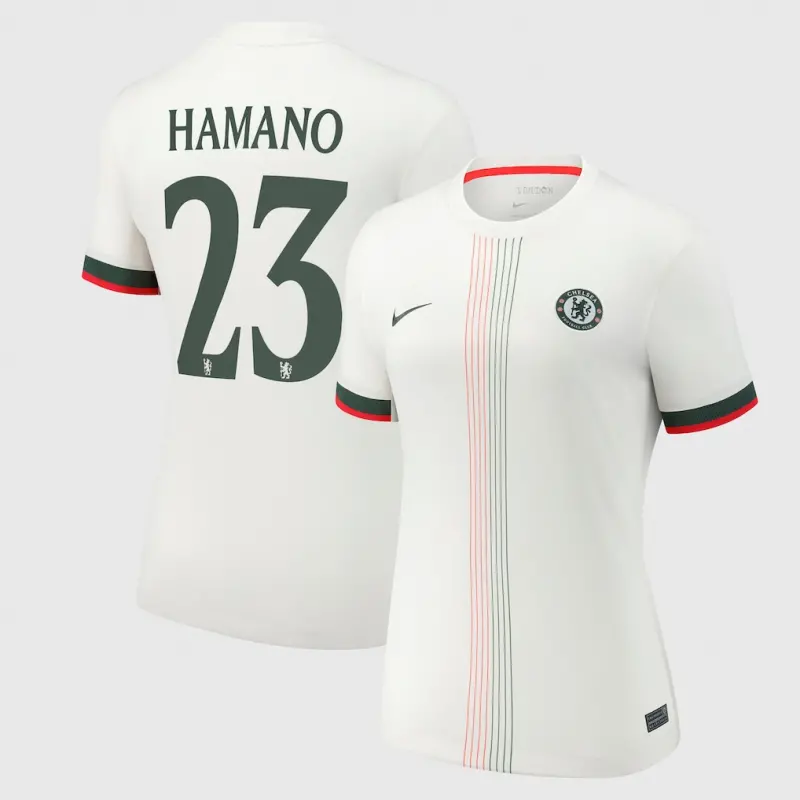 Chelsea chelsea cup nike auswärtsstadiontrikot 2025-26 – damen mit hamano 23-aufdruck Trikot - Exklusive Chelsea Fußballbekleidung