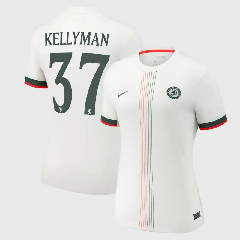 Chelsea chelsea cup nike auswärtsstadiontrikot 2025-26 – damen mit kellyman 37-aufdruck Trikot - Exklusive Chelsea Fußballbekleidung