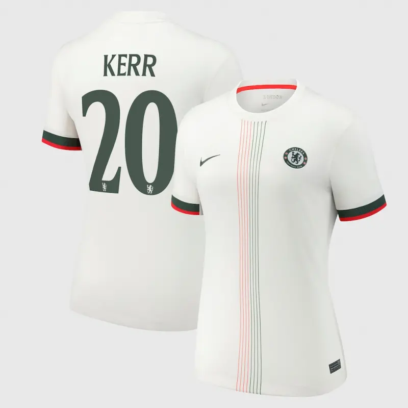 Chelsea chelsea cup nike auswärtsstadiontrikot 2025-26 – damen mit kerr 20-aufdruck Trikot - Exklusive Chelsea Fußballbekleidung