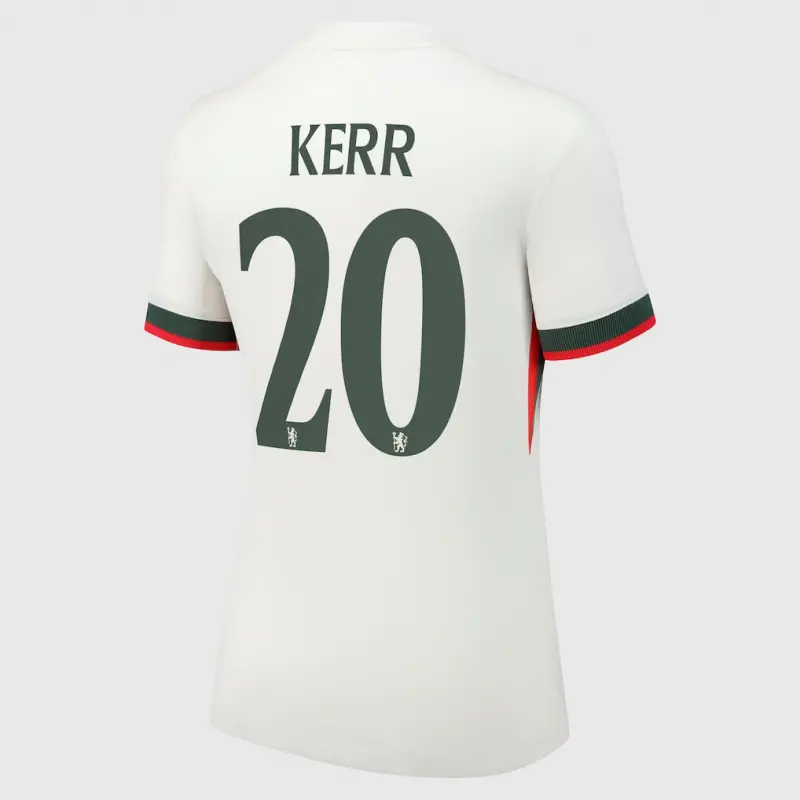 Chelsea chelsea cup nike auswärtsstadiontrikot 2025-26 – damen mit kerr 20-aufdruck Trikot - Exklusive Chelsea Fußballbekleidung Chelsea chelsea cup nike auswärtsstadiontrikot 2025-26 – damen mit kerr 20-aufdruck Trikot - Exklusive Chelsea Fußballbekleidung