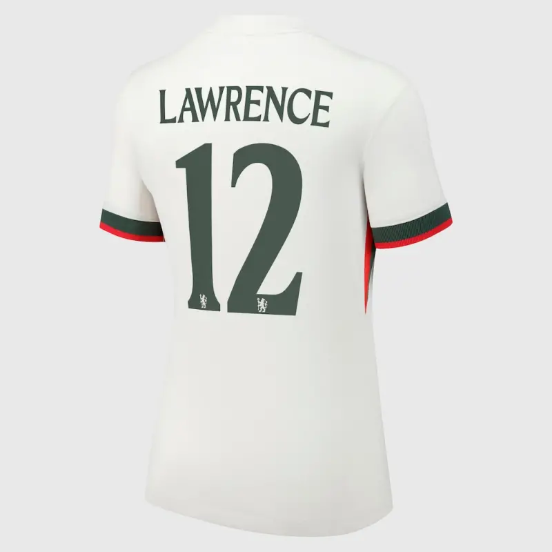 Chelsea chelsea cup nike auswärtsstadiontrikot 2025-26 – damen mit lawrence 12-aufdruck Trikot - Exklusive Chelsea Fußballbekleidung Chelsea chelsea cup nike auswärtsstadiontrikot 2025-26 – damen mit lawrence 12-aufdruck Trikot - Exklusive Chelsea Fußballbekleidung