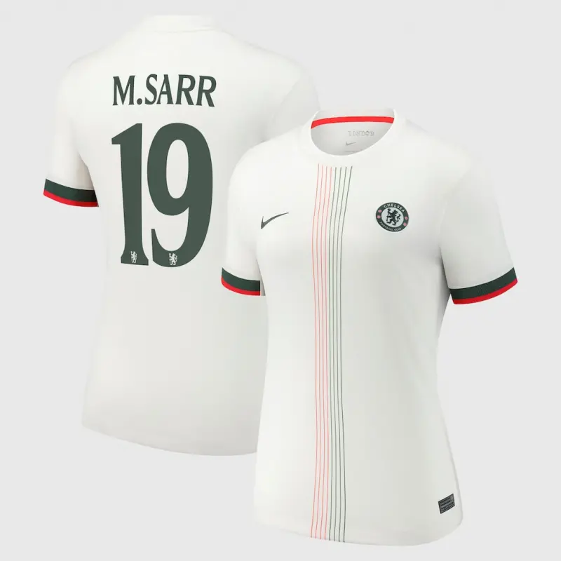 Chelsea chelsea cup nike auswärtsstadiontrikot 2025-26 – damen mit m.sarr 19-aufdruck Trikot - Exklusive Chelsea Fußballbekleidung
