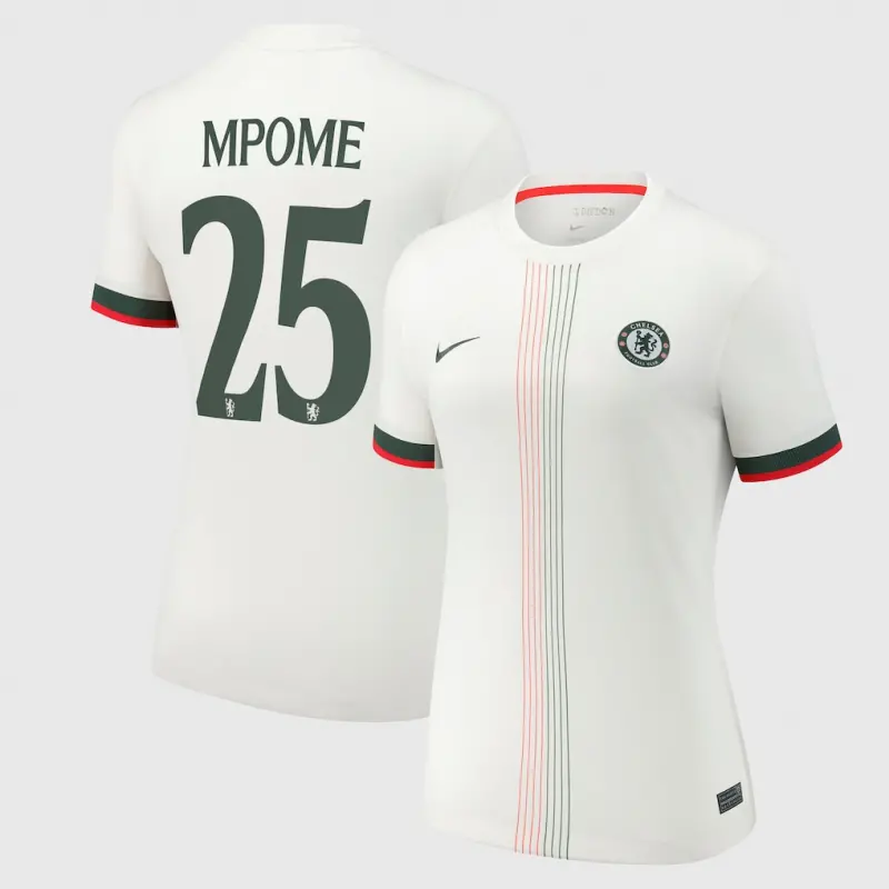 Chelsea chelsea cup nike auswärtsstadiontrikot 2025-26 – damen mit mpome 25-aufdruck Trikot - Exklusive Chelsea Fußballbekleidung