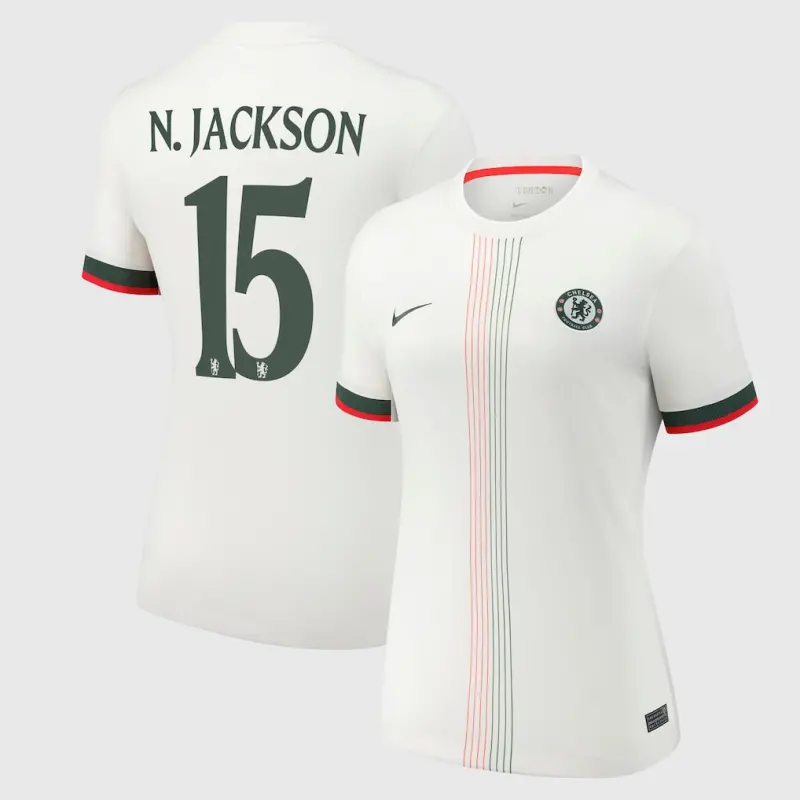 Chelsea chelsea cup nike auswärtsstadiontrikot 2025-26 – damen mit n.jackson 15-aufdruck Trikot - Exklusive Chelsea Fußballbekleidung