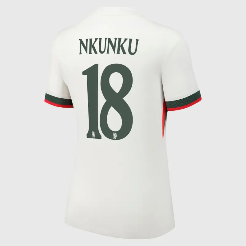 Chelsea chelsea cup nike auswärtsstadiontrikot 2025-26 – damen mit nkunku 18-aufdruck Trikot - Exklusive Chelsea Fußballbekleidung Chelsea chelsea cup nike auswärtsstadiontrikot 2025-26 – damen mit nkunku 18-aufdruck Trikot - Exklusive Chelsea Fußballbekleidung