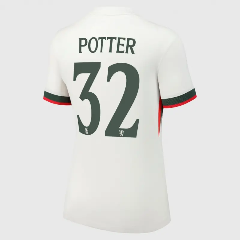 Chelsea chelsea cup nike auswärtsstadiontrikot 2025-26 – damen mit potter 32-aufdruck Trikot - Exklusive Chelsea Fußballbekleidung Chelsea chelsea cup nike auswärtsstadiontrikot 2025-26 – damen mit potter 32-aufdruck Trikot - Exklusive Chelsea Fußballbekleidung