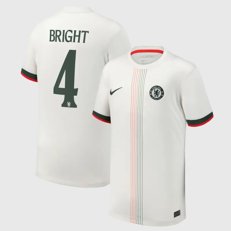 Chelsea chelsea cup nike auswärtsstadiontrikot 2025-26 – jugendliche mit bright 4-aufdruck Trikot - Exklusive Chelsea Fußballbekleidung