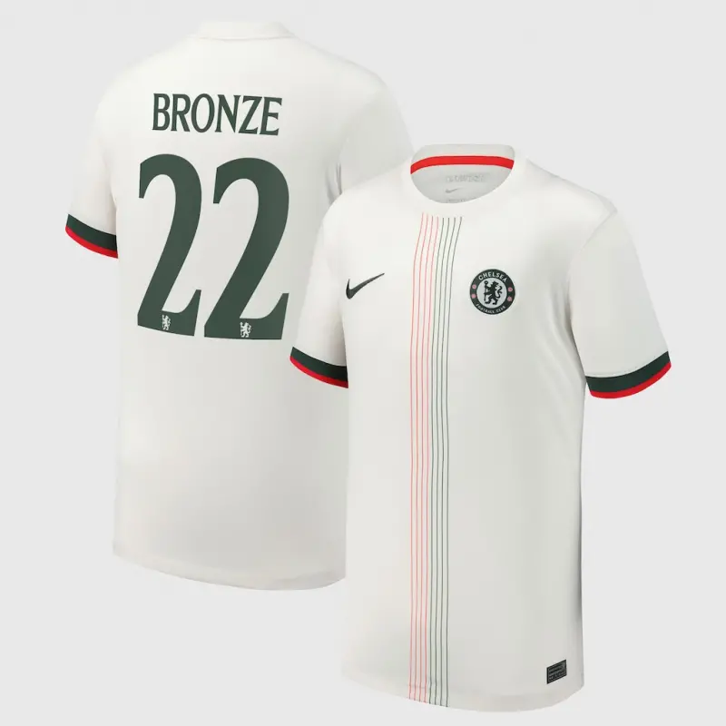 Chelsea chelsea cup nike auswärtsstadiontrikot 2025-26 – jugendliche mit bronze 22-aufdruck Trikot - Exklusive Chelsea Fußballbekleidung