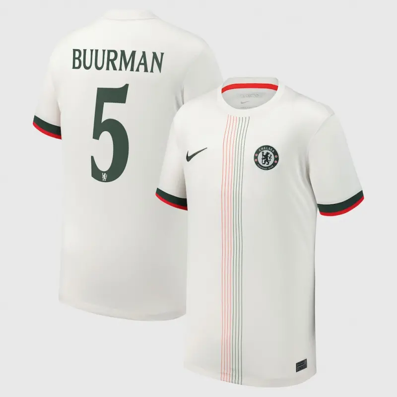 Chelsea chelsea cup nike auswärtsstadiontrikot 2025-26 – jugendliche mit buurman 5-aufdruck Trikot - Exklusive Chelsea Fußballbekleidung