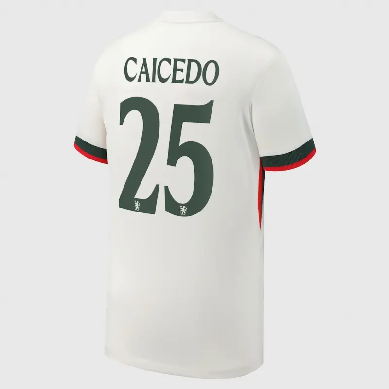 Chelsea chelsea cup nike auswärtsstadiontrikot 2025-26 – jugendliche mit caicedo 25-aufdruck Trikot - Exklusive Chelsea Fußballbekleidung Chelsea chelsea cup nike auswärtsstadiontrikot 2025-26 – jugendliche mit caicedo 25-aufdruck Trikot - Exklusive Chelsea Fußballbekleidung