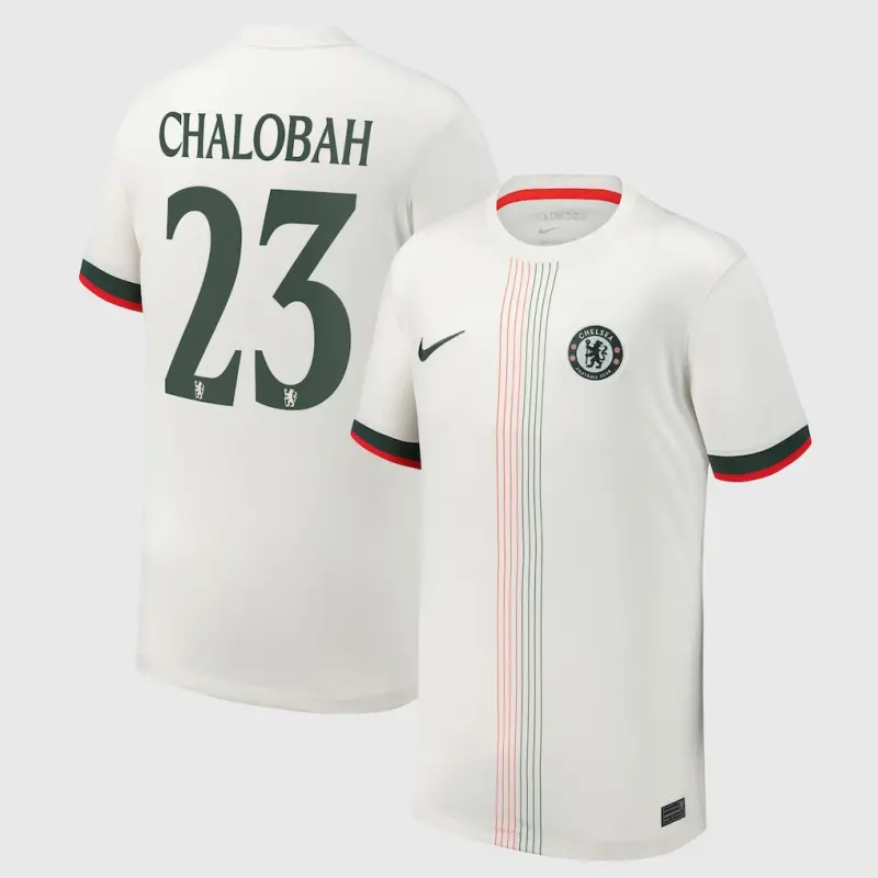 Chelsea chelsea cup nike auswärtsstadiontrikot 2025-26 – jugendliche mit chalobah 23-aufdruck Trikot - Exklusive Chelsea Fußballbekleidung