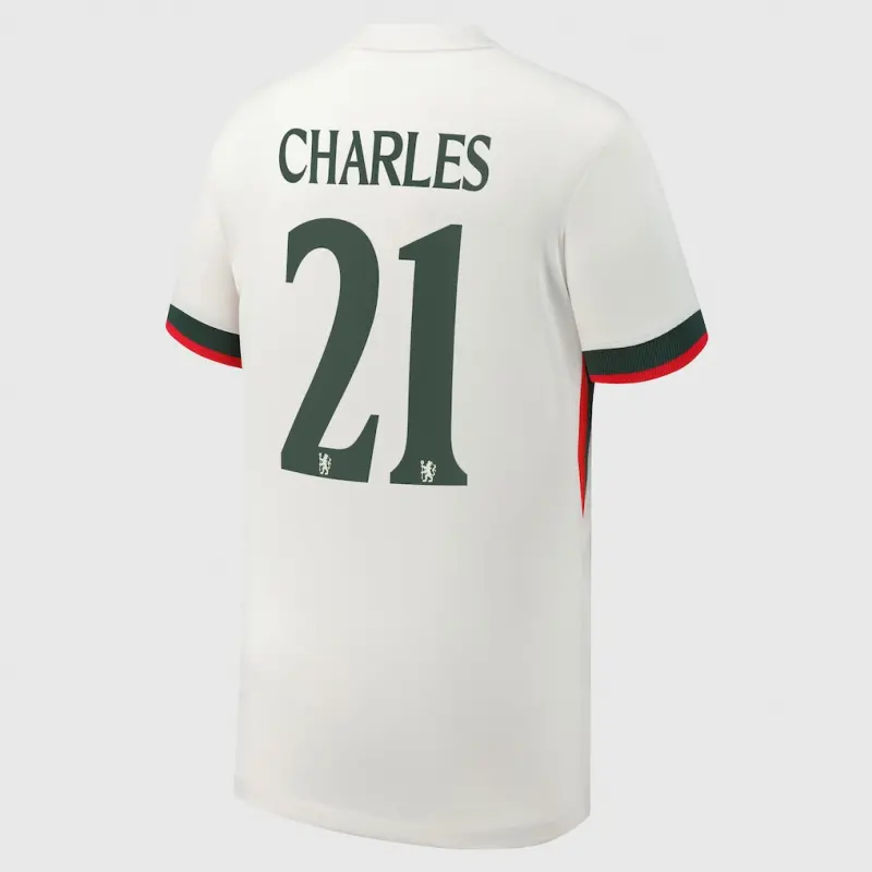 Chelsea chelsea cup nike auswärtsstadiontrikot 2025-26 – jugendliche mit charles 21-aufdruck Trikot - Exklusive Chelsea Fußballbekleidung Chelsea chelsea cup nike auswärtsstadiontrikot 2025-26 – jugendliche mit charles 21-aufdruck Trikot - Exklusive Chelsea Fußballbekleidung